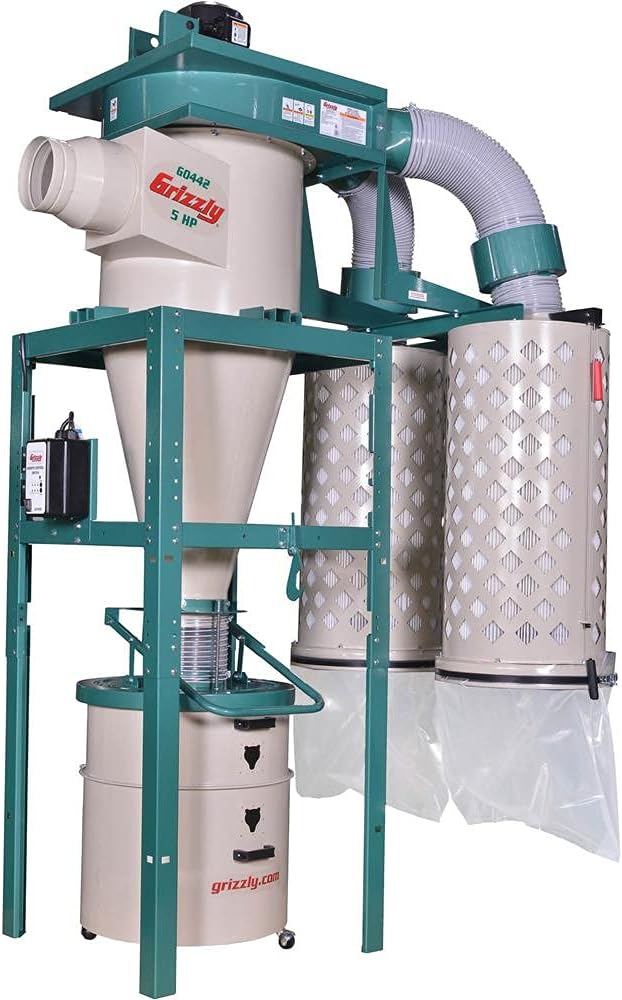 Grizzly 5HP Cyclone Dust Collector - G0442