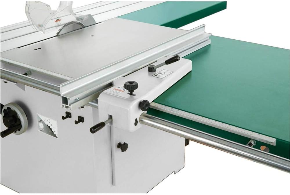 Grizzly 12" 3-Phase Sliding Table Saw with Scoring Blade Motor - G0699