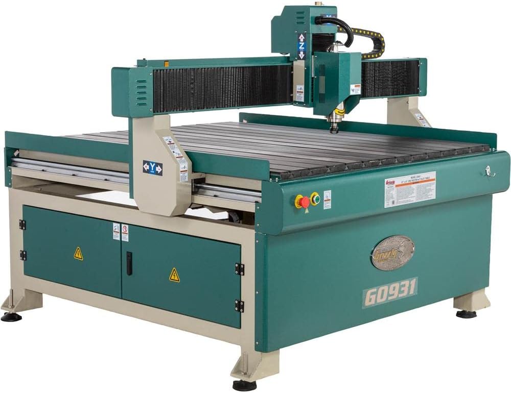 Grizzly 47" x 47" CNC Router With T-Slot Table - G0931