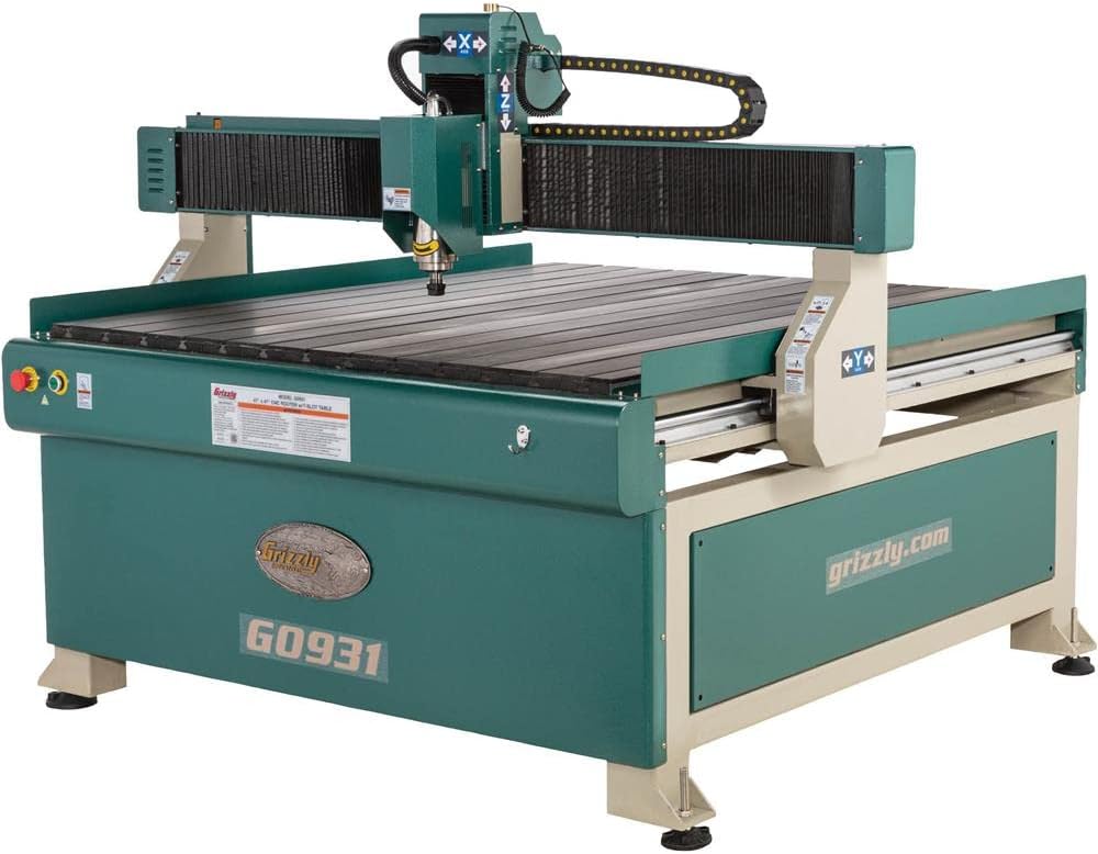 Grizzly 47" x 47" CNC Router With T-Slot Table - G0931