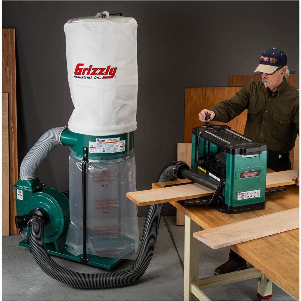 Grizzly 1.5 HP Portable Dust Collector - G1028Z2