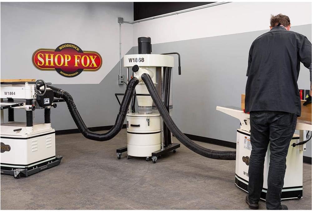 Shop Fox 2 HP Cyclone Dust Collector - W1868