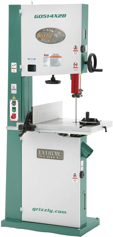 Grizzly 19" Extreme-Series Bandsaw with Motor Brake - G0514X2B