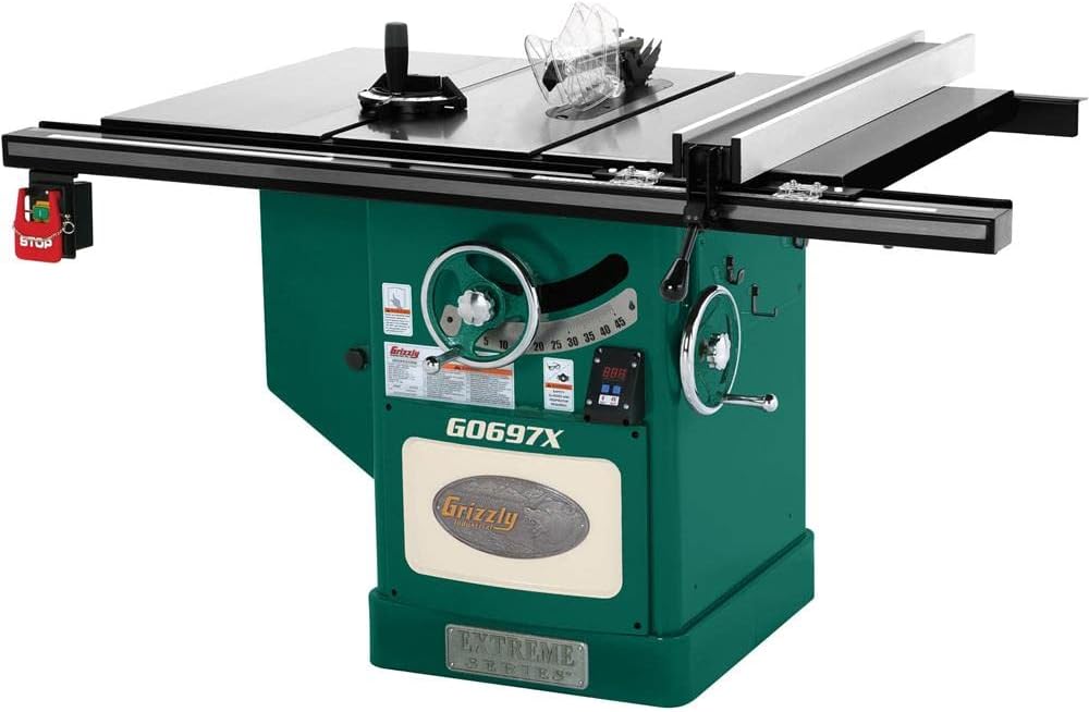 Grizzly 12" 3-Phase Extreme Series Table Saw - G0697X