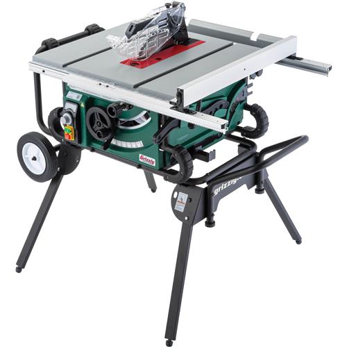 Grizzly 10" Portable Table Saw with Roller Stand - G0870