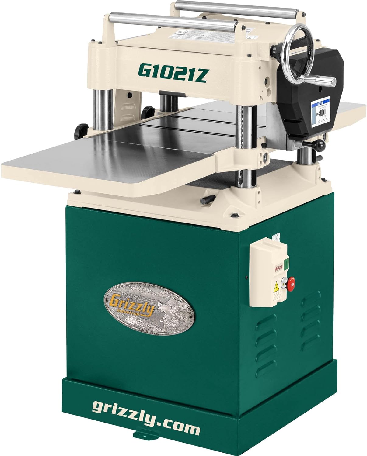 Grizzly 15" Planer with Cabinet Stand - G1021Z