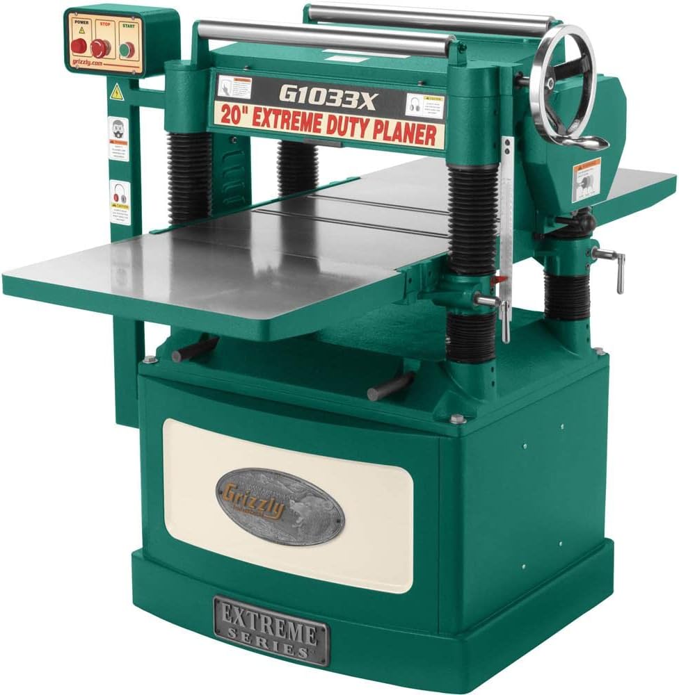 Grizzly 20" Helical Cutterhead Planer - G1033X