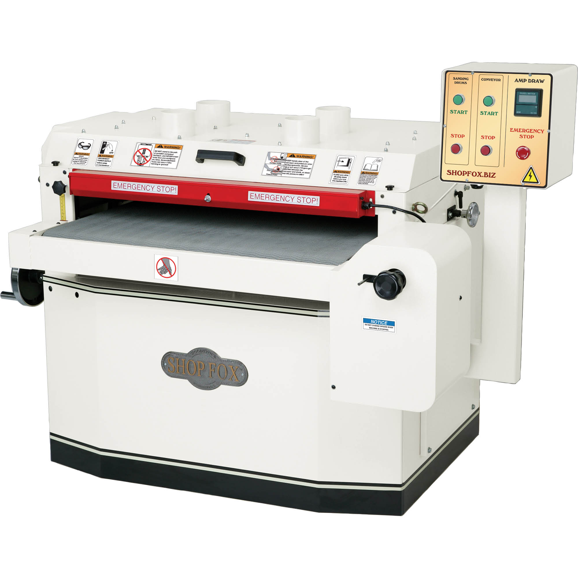 Shop Fox 37" 3-Phase Drum Sander - W1773