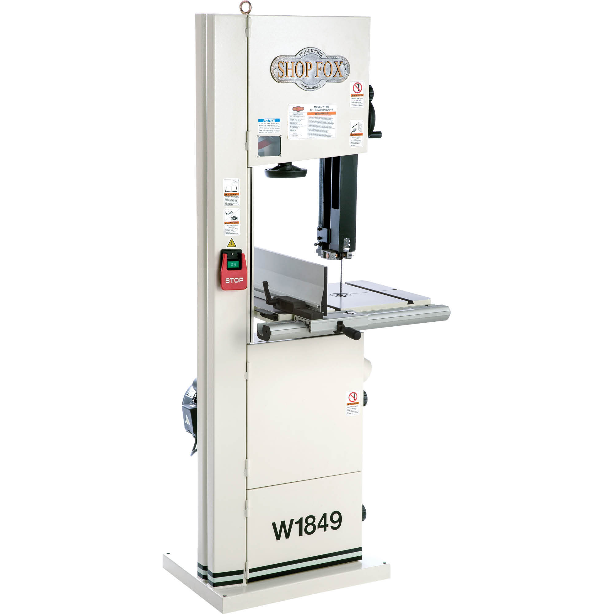 Shop Fox 14" Resaw Bandsaw - W1849