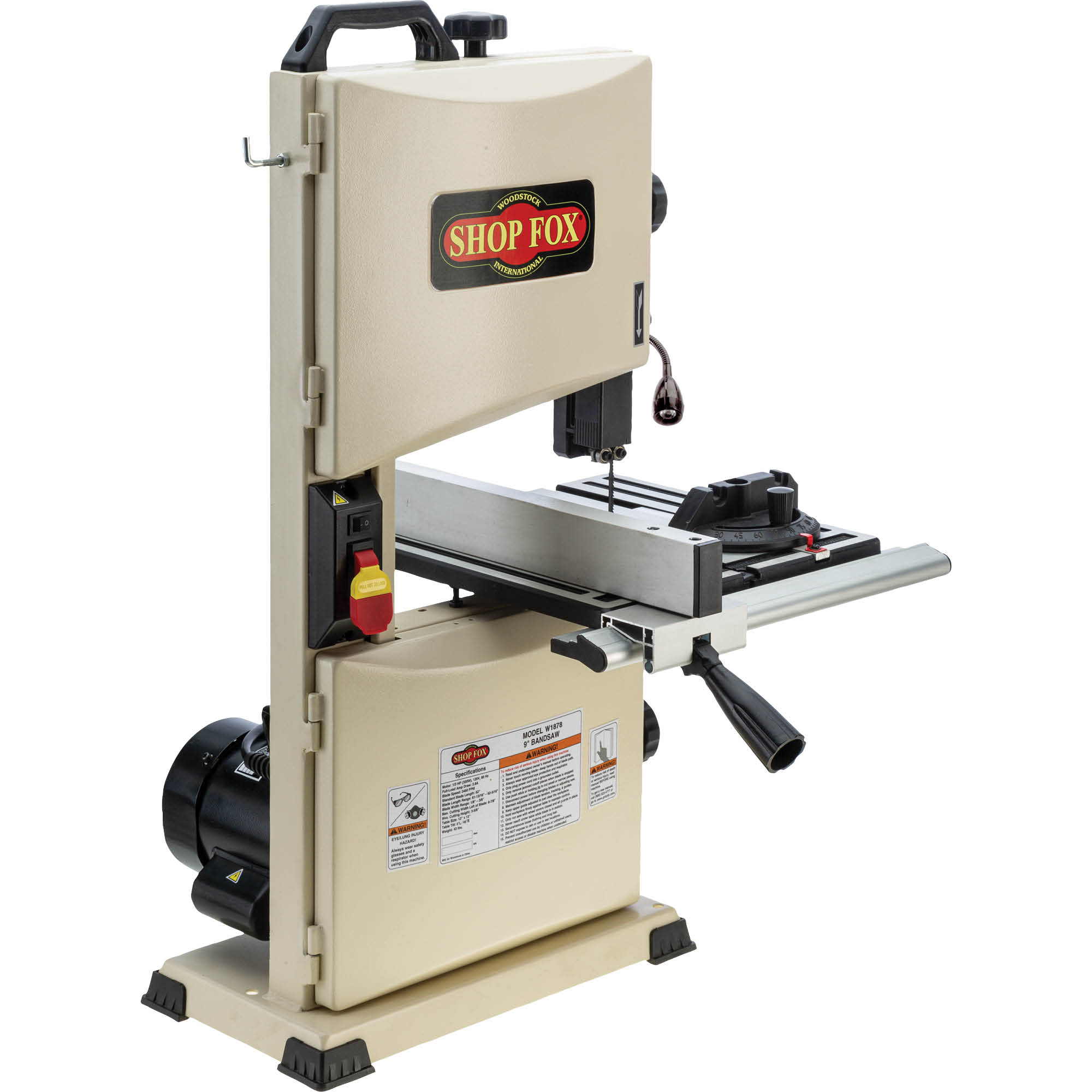 Shop Fox 9" Benchtop Bandsaw - W1878